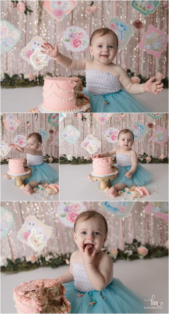 Alice In Wonderland Cake Smash Session Indianapolis Photographer