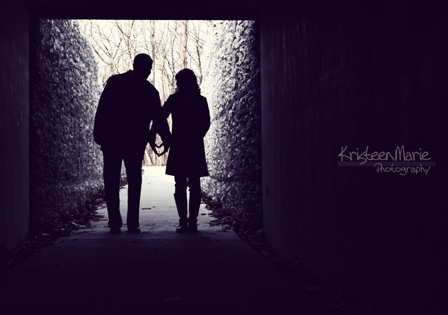 Silhouette Engagement Picture