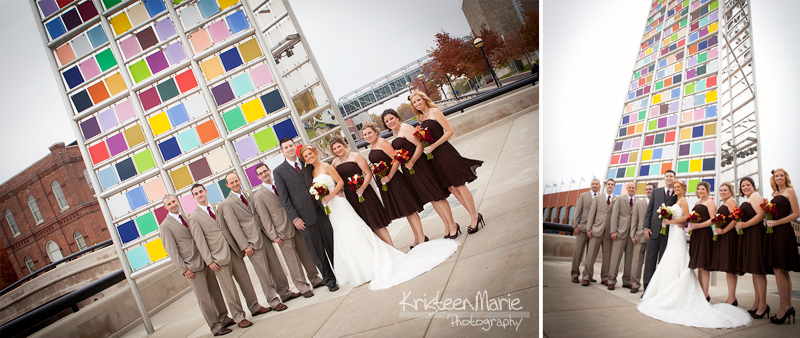 Wedding Picture Downtown Indianapolis