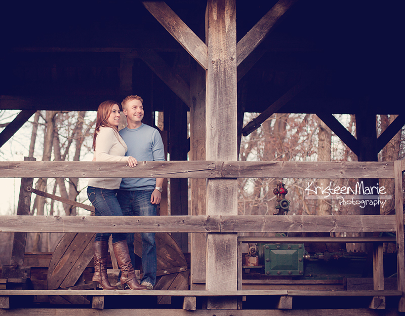 Rustic Engagement Picture