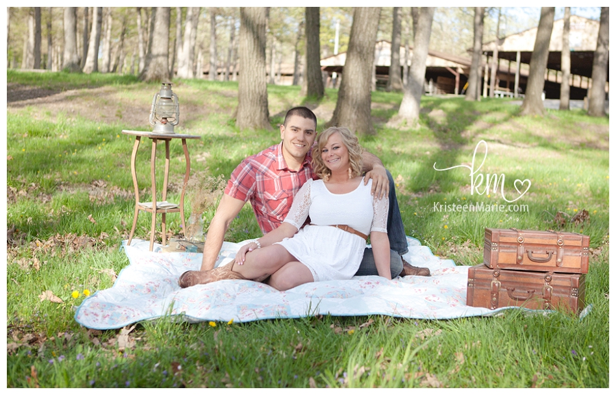 Country engagement photography