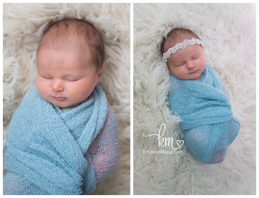 newborn photography in wrap