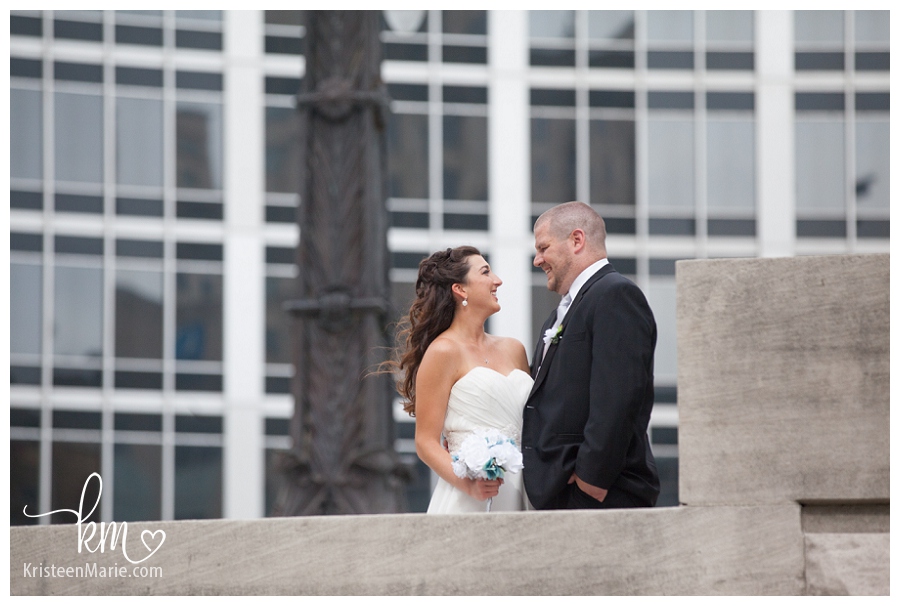 downtown Indianapolis wedding photography