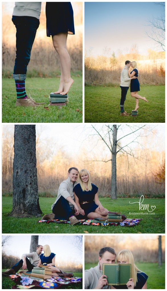 Elizabeth and Trevor – A Fall Engagement Session in Indianapolis