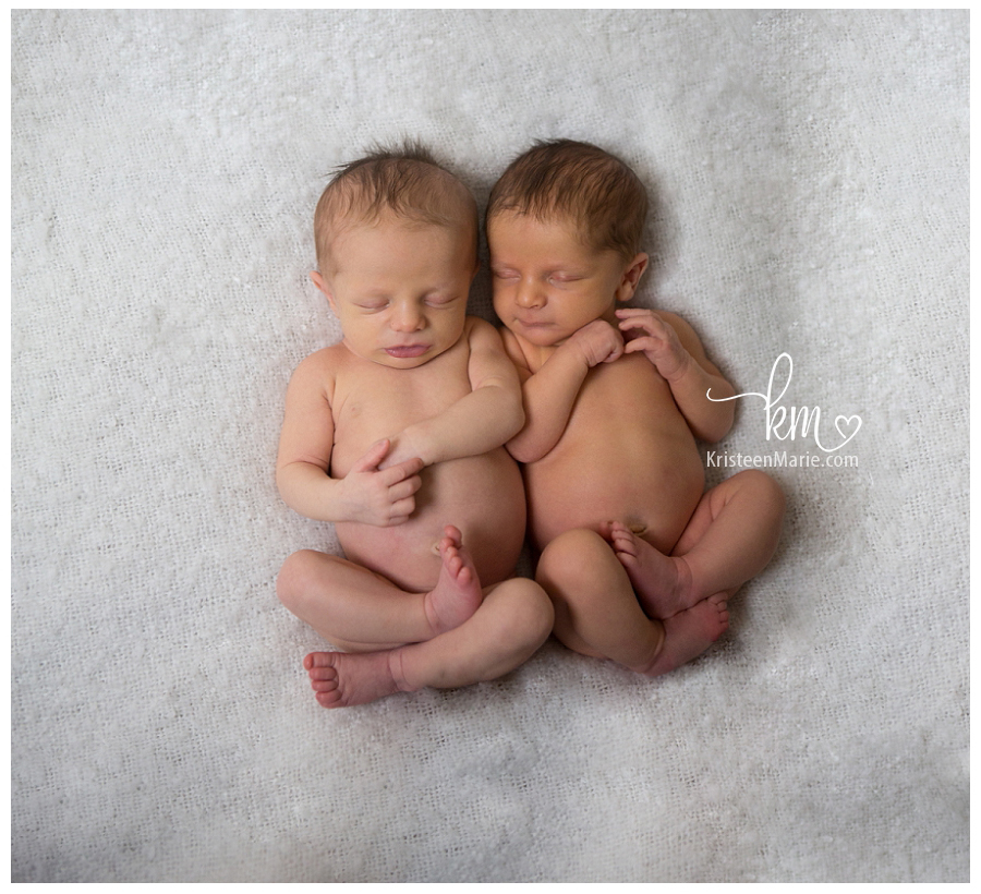 twin newborn boys from Carmel Indiana