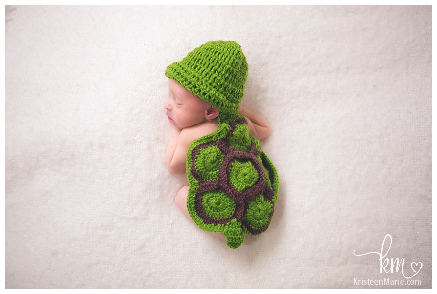 newborn as turtle