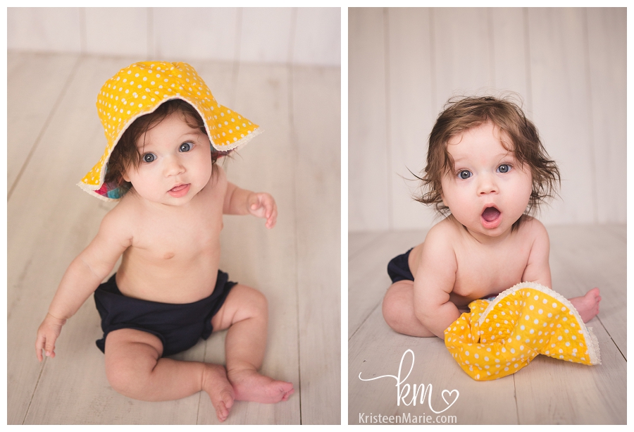 Yellow and blue - child photography