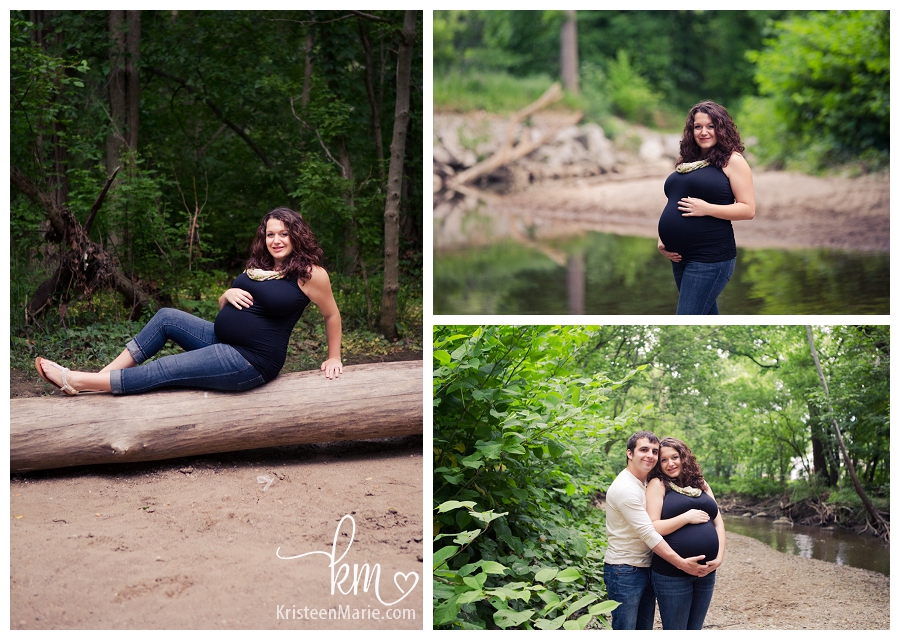 rustic maternity photography in Indianapolis
