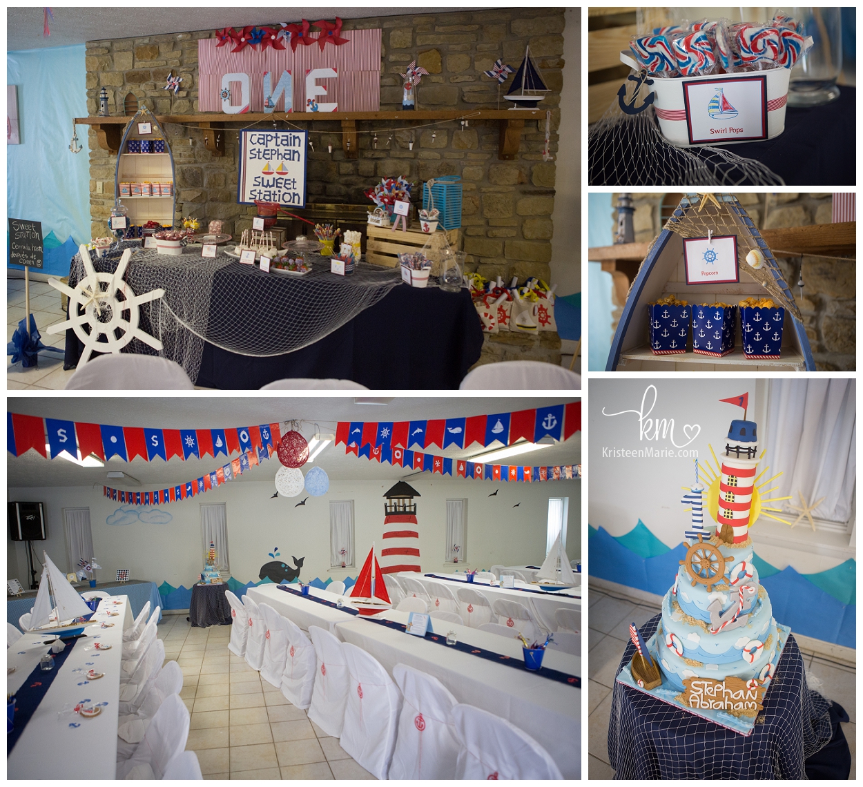A Sailing Themed 1st Birthday Party · KristeenMarie Photography