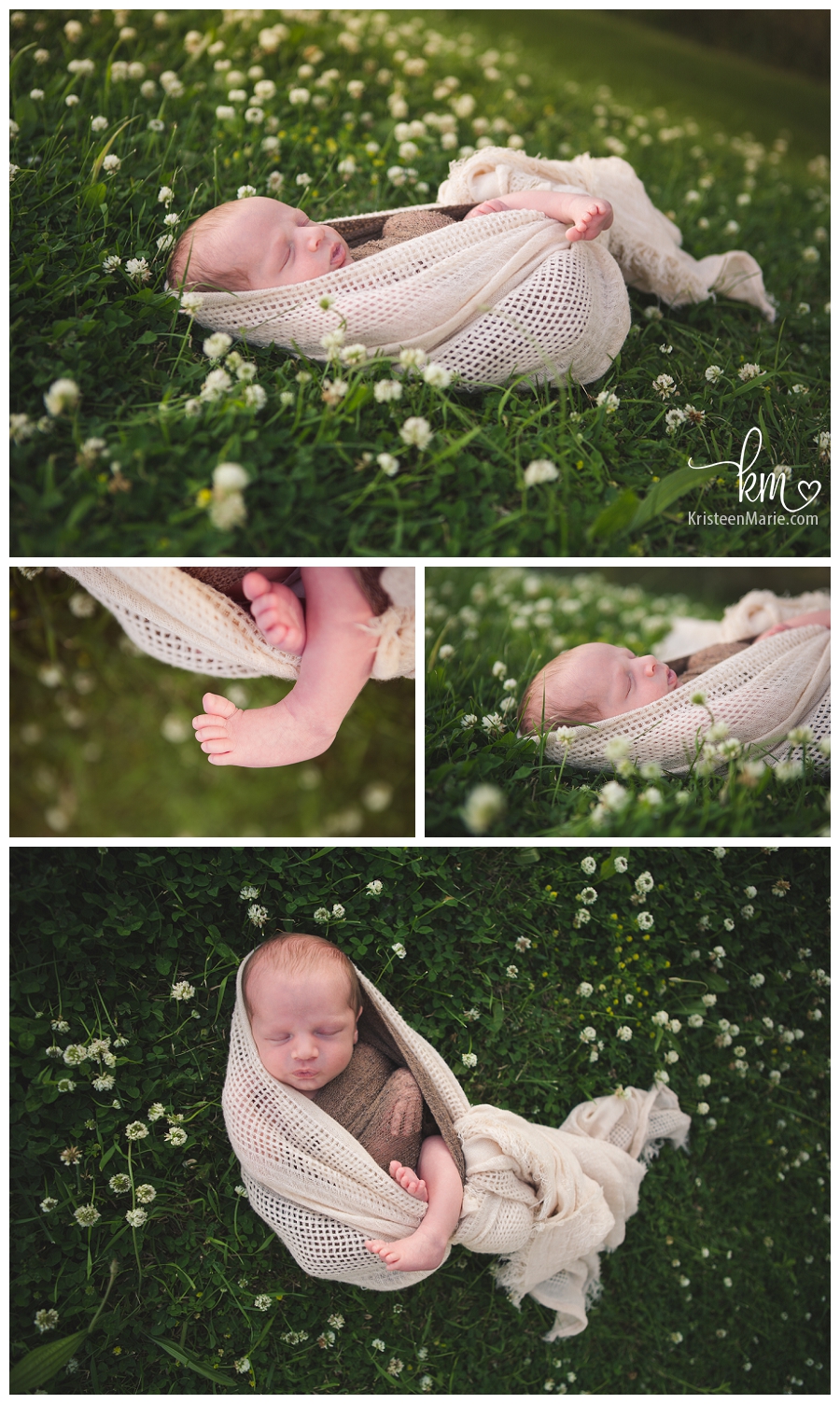 outdoor newborn photography in Indianapolis