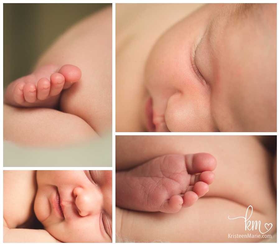 newborn baby parts - eye lashes, feet, and lips