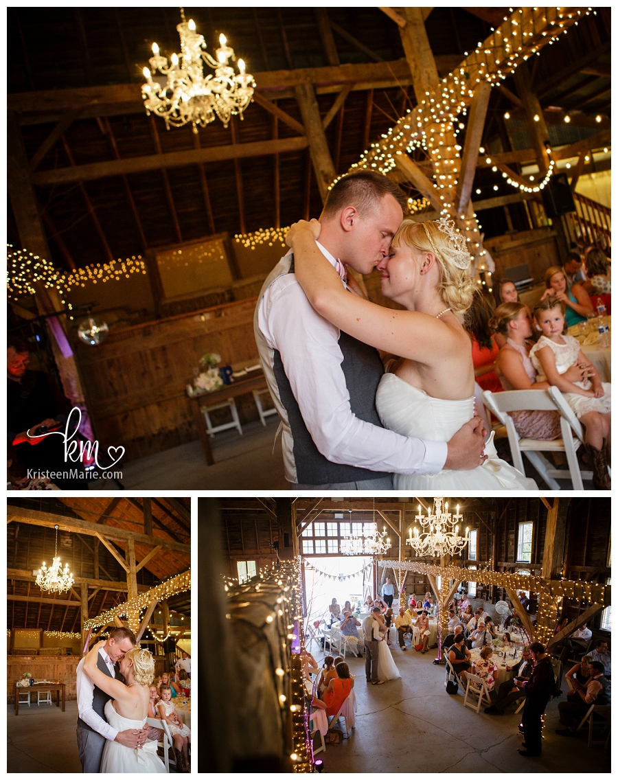 First dance - bride and groom