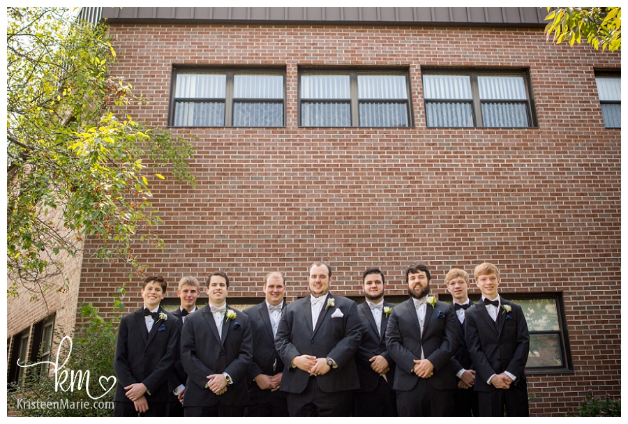 the groomsmen 