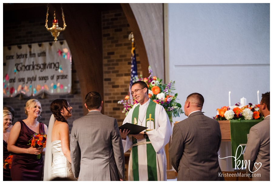 Wedding Photography at Calvary Lutheran Church  in Indianapolis