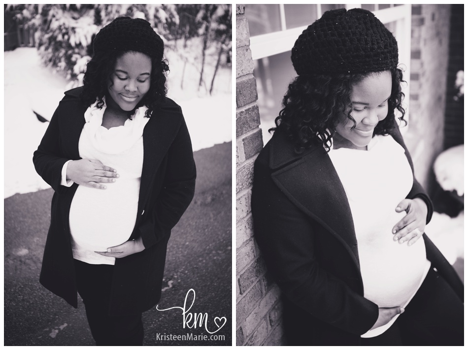 maternity pictures in black and white