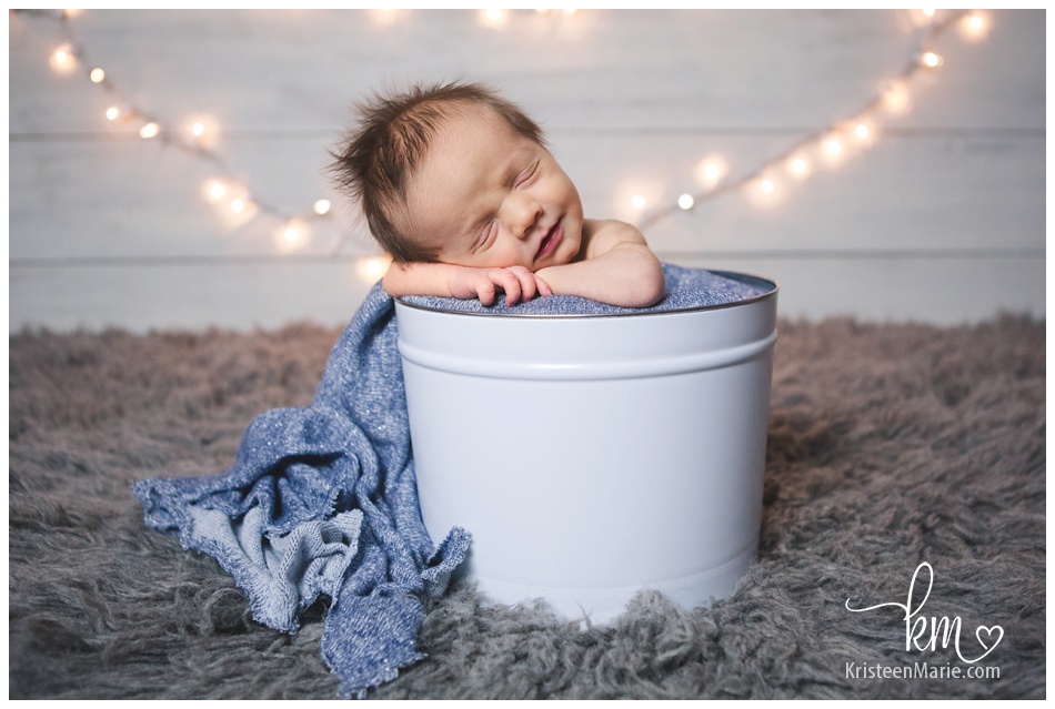 newborn boy from Noblesville, Indiana - newborn photography