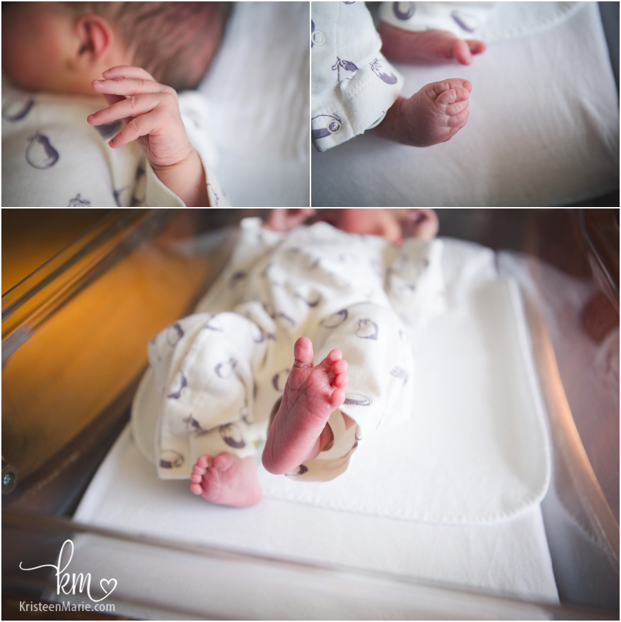 Newborn Photography in Hospital Room IU North