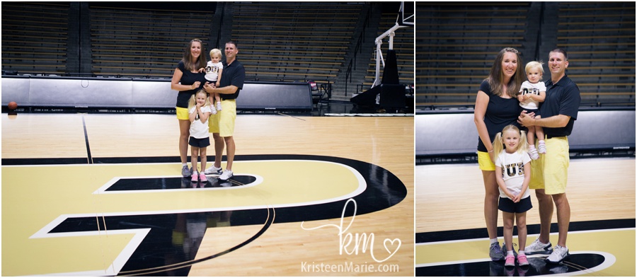 family pictures inside mackey arena