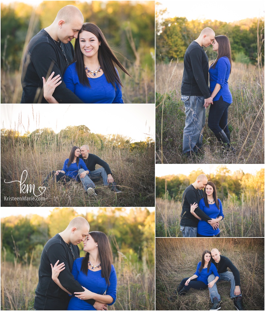 Fall engagement photography in Indianapolis, IN