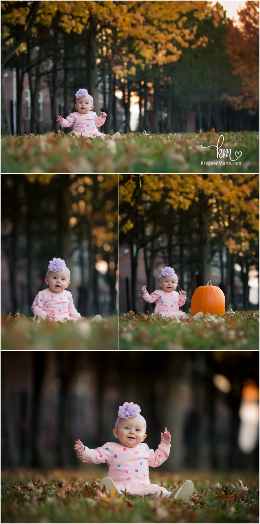 little girl with Pumpkin