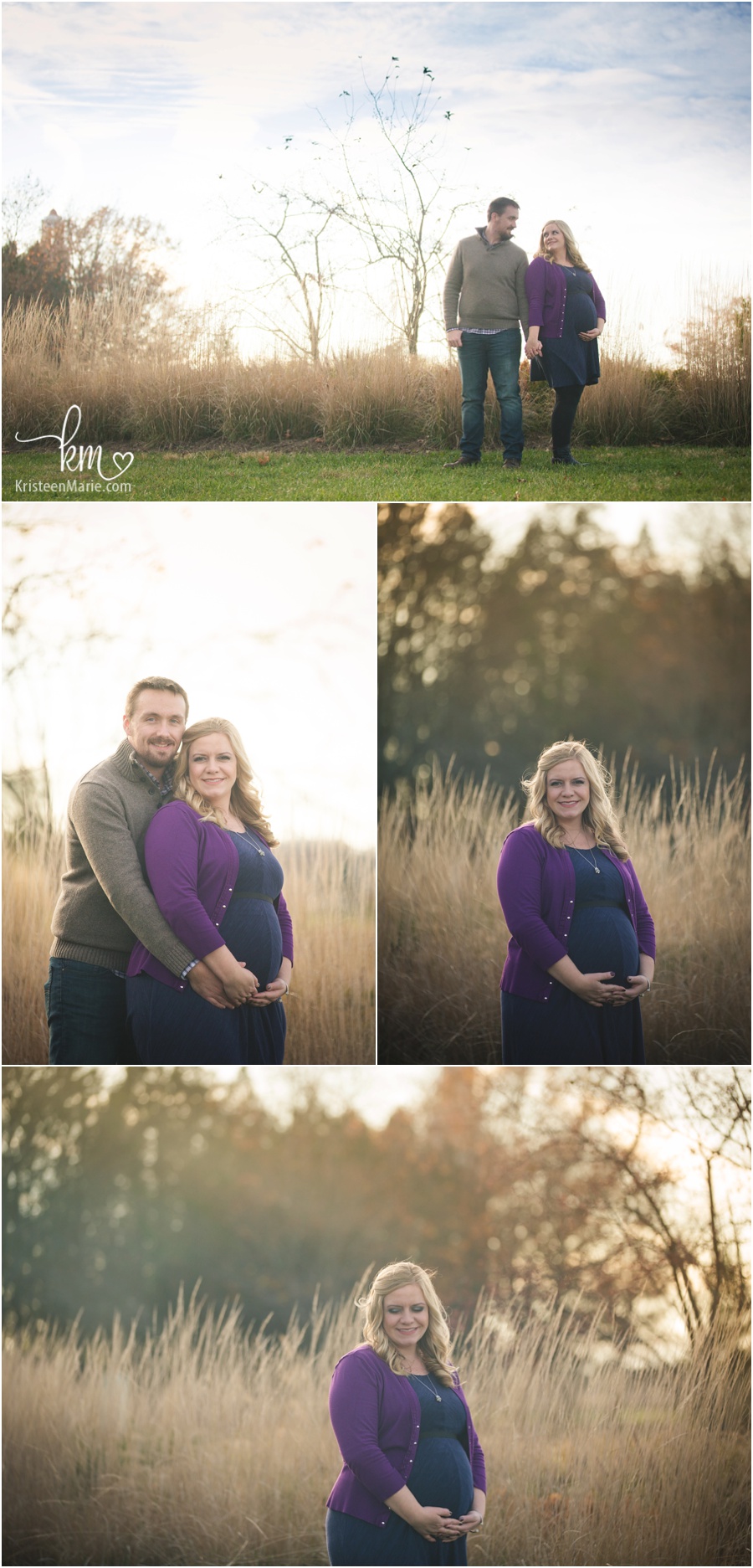Fall maternity session in Carmel, IN by KristeenMarie Photography