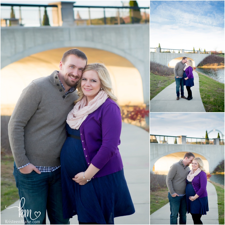 maternity pictures by bridge
