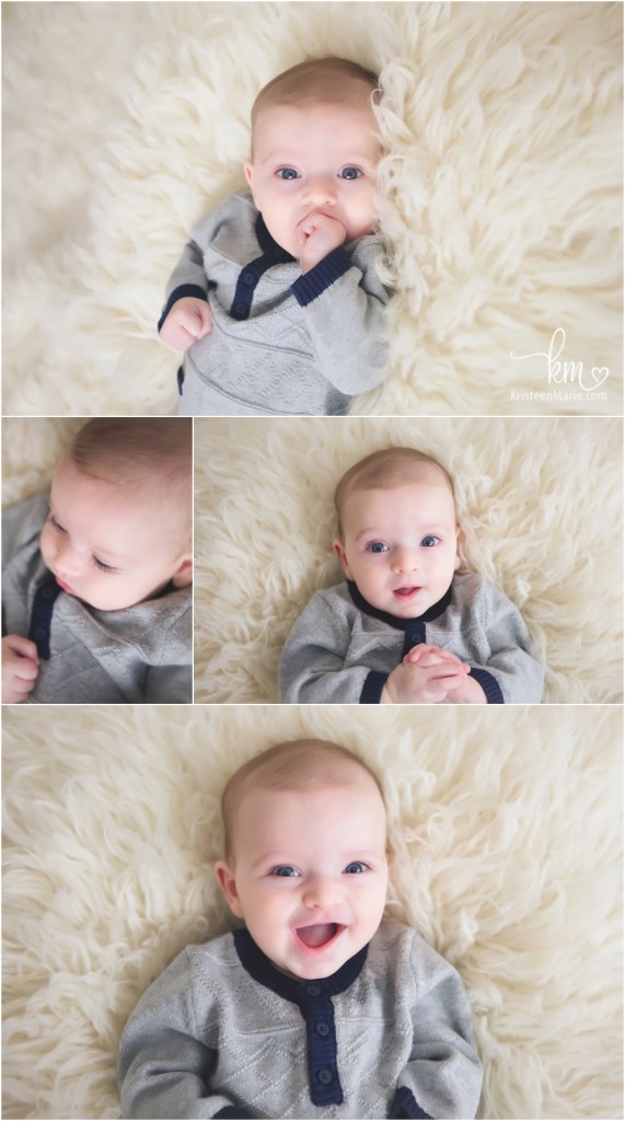 Happy Baby Boy - Zionsville Child Photographer · KristeenMarie Photography