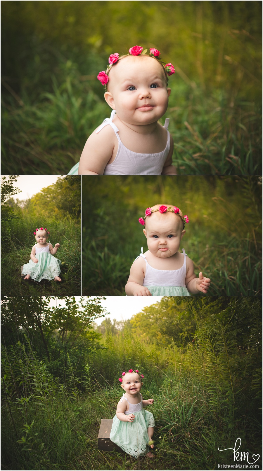 one year old photography - rustic photography