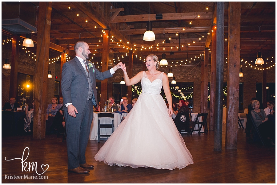 bride and groom - first dance