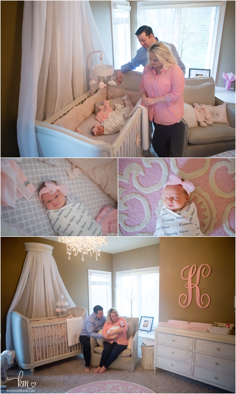 in the nursery newborn pictures