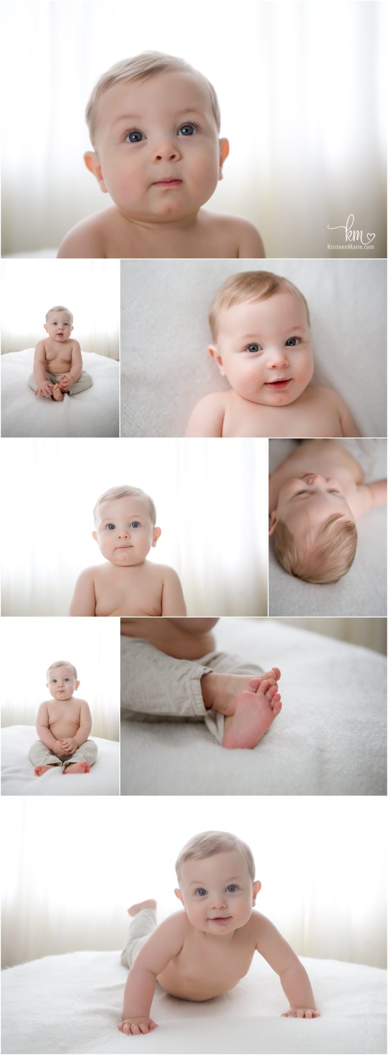 Burke's Sitter Milestone Session · KristeenMarie Photography