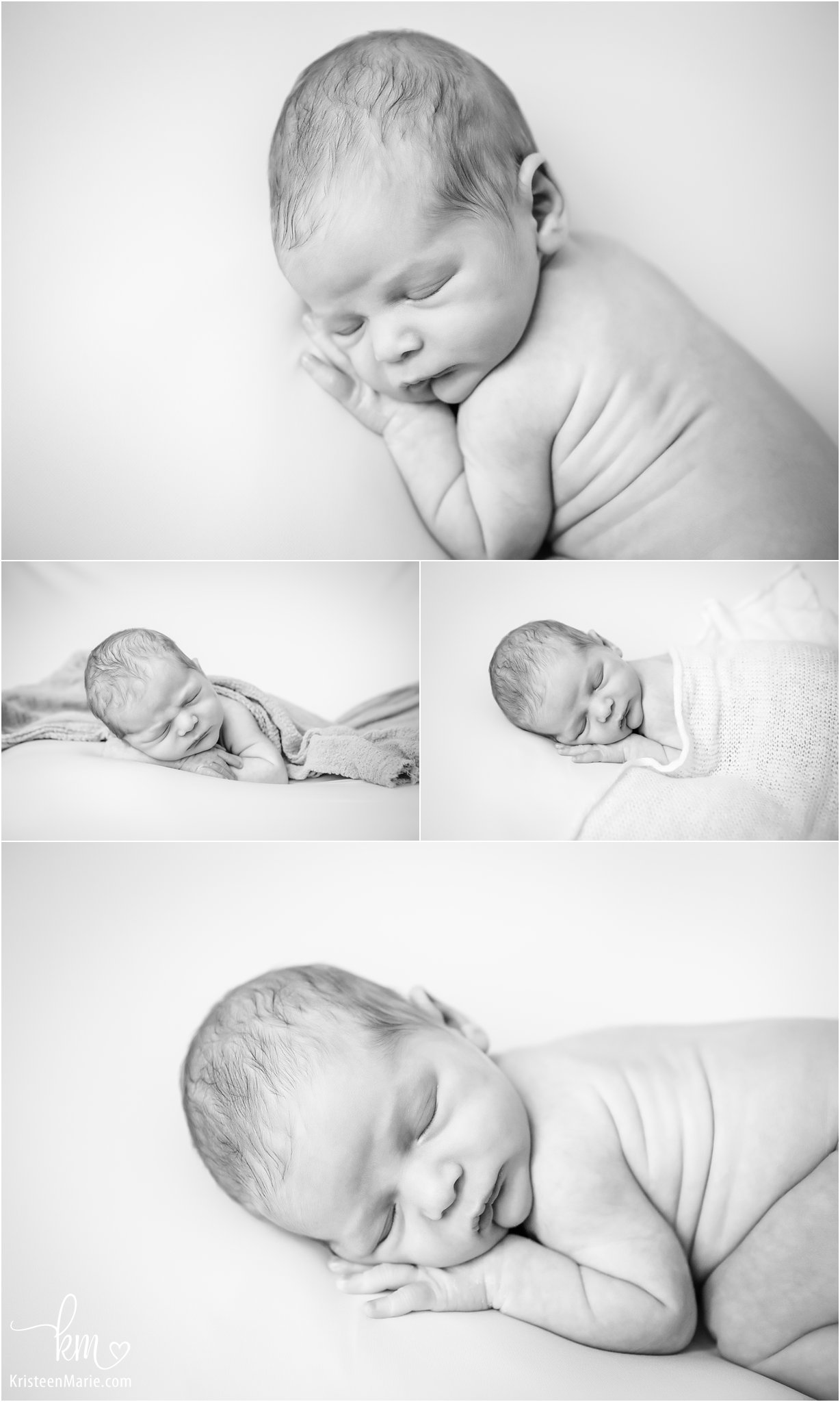 black and white newborn photography pictures