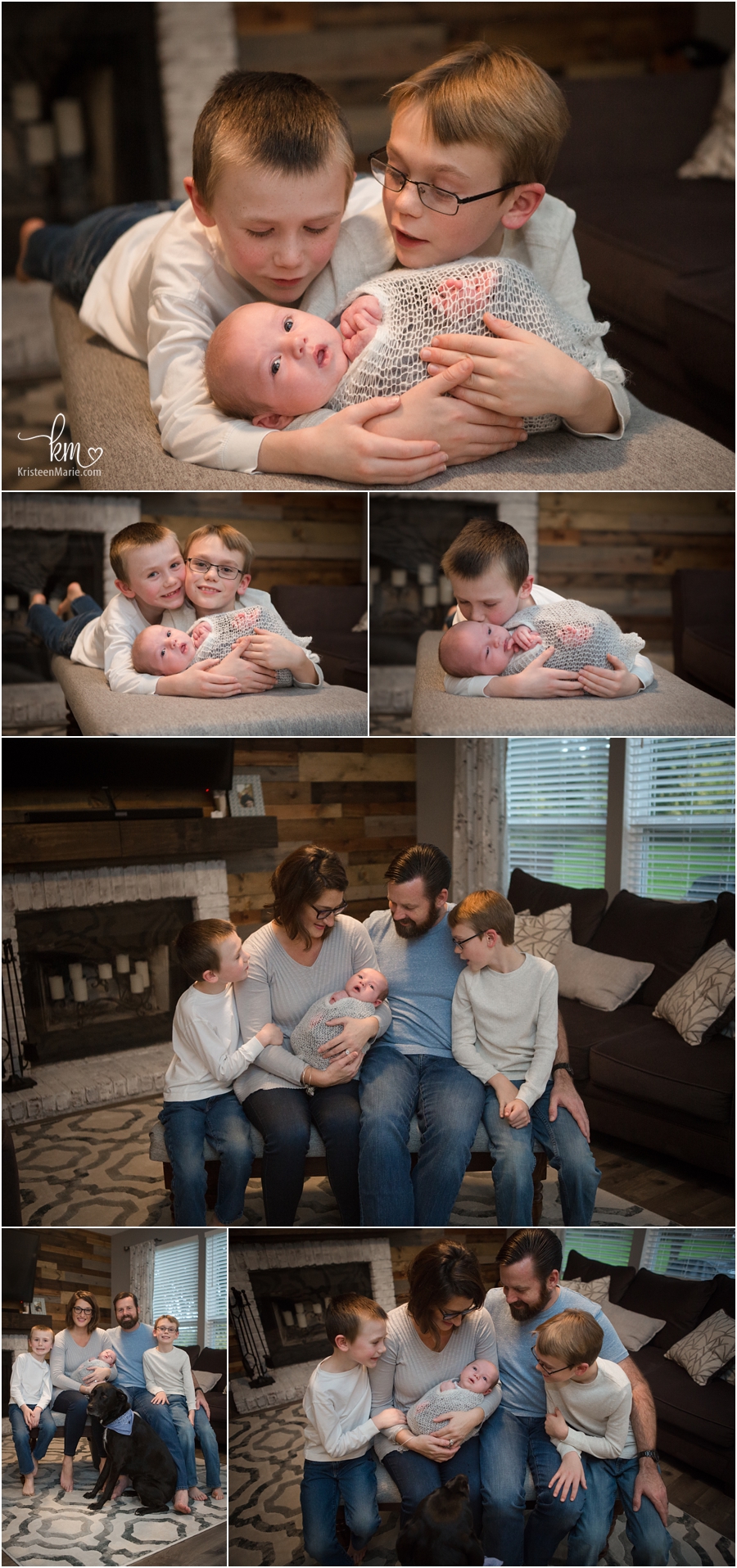 Indianapolis newborn pictures in-home - lifestyle pictures of newborn baby