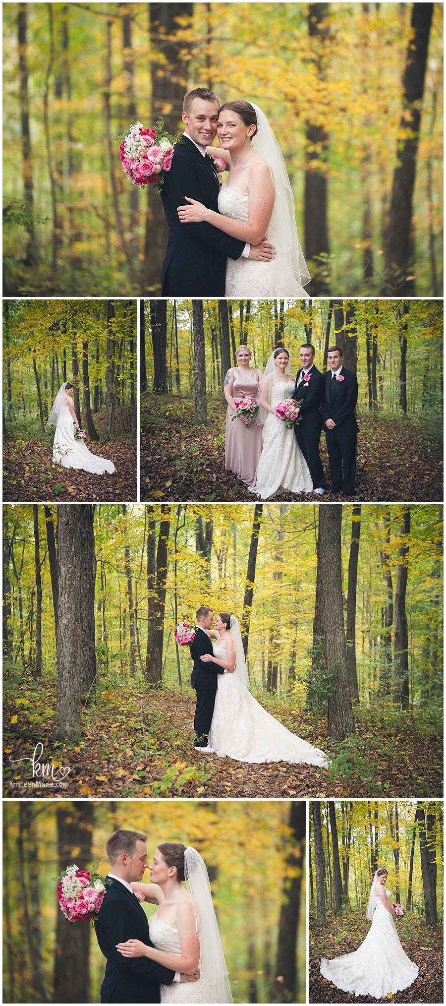 wedding photography at Brown County State Park