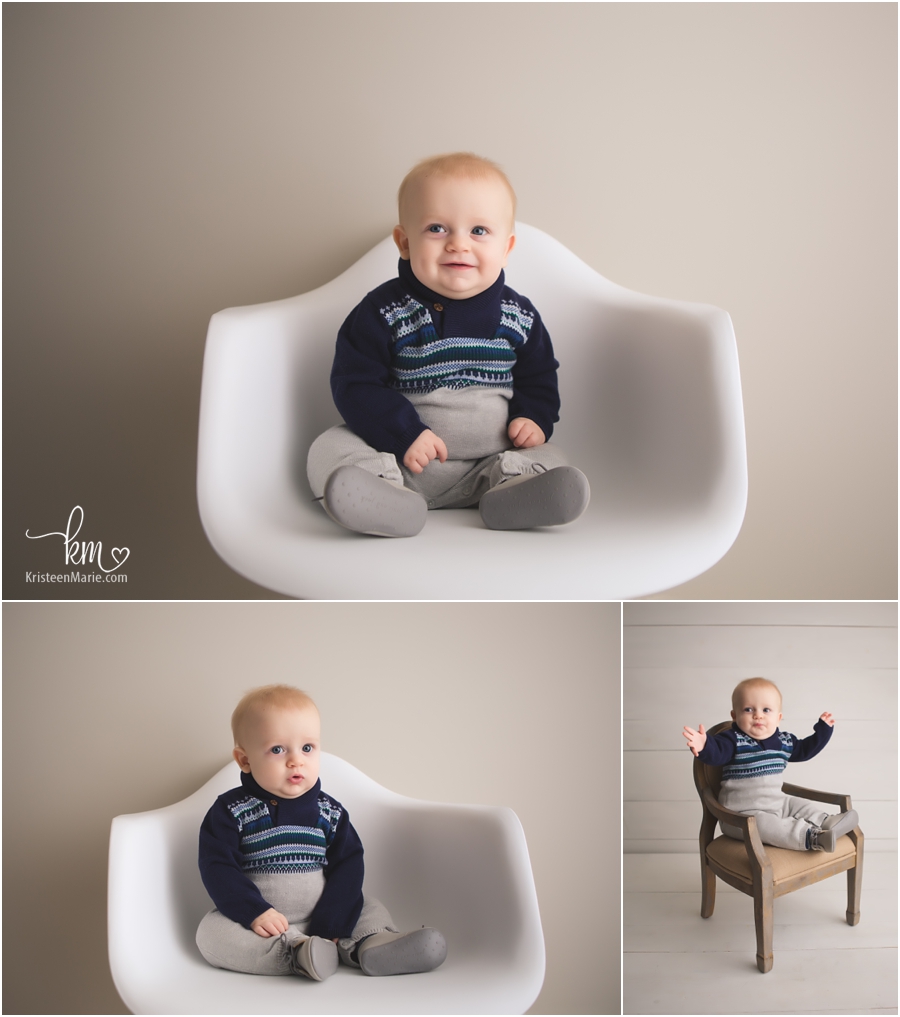 4 Month Milestone Session - Indianapolis Child Photographer · KristeenMarie  Photography