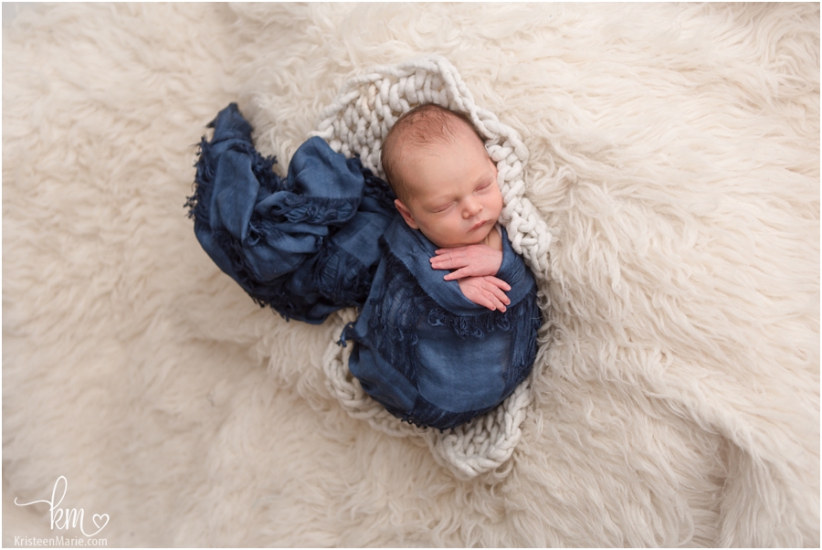 Indianapolis newborn photographer - newborn boy