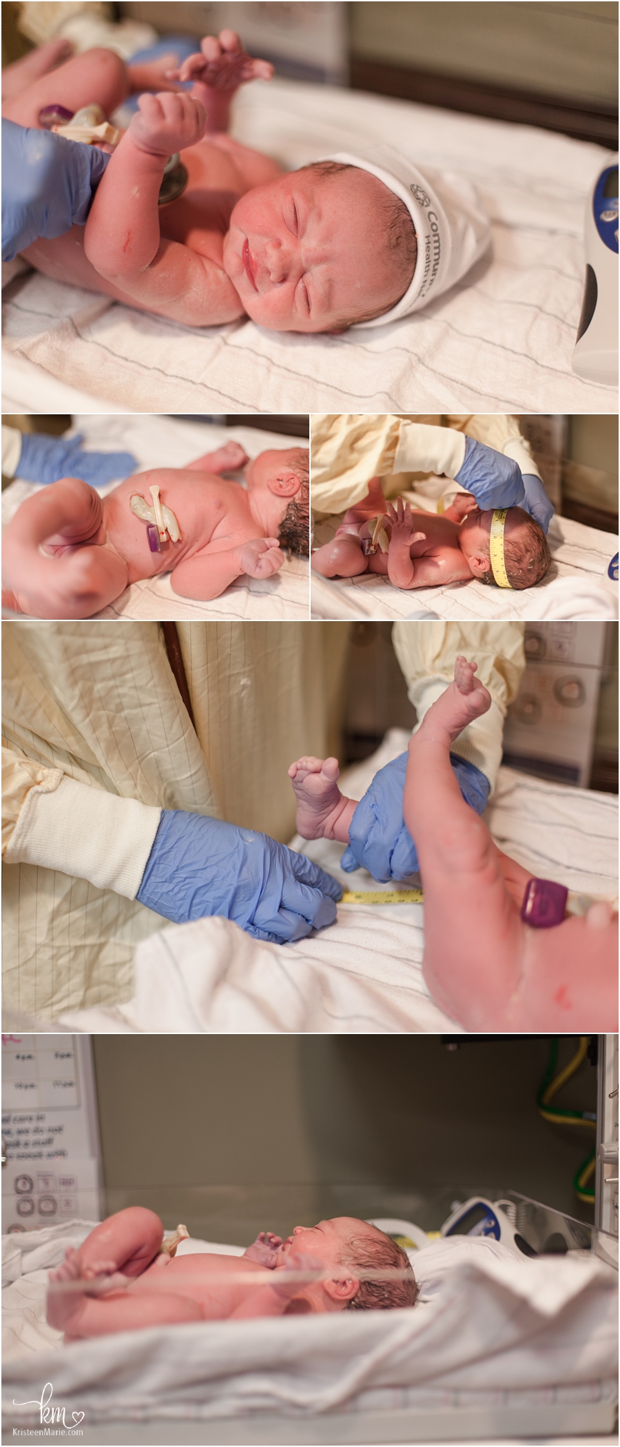 brand new baby in hospital - Birth Photography Indianapolis