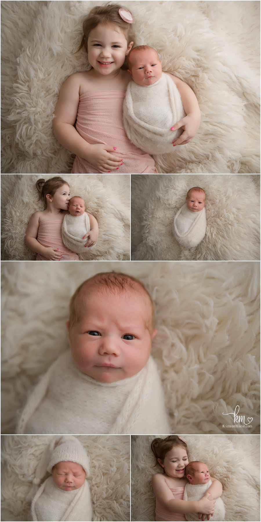 Neutral newborn images - Zionsville newborn photographer