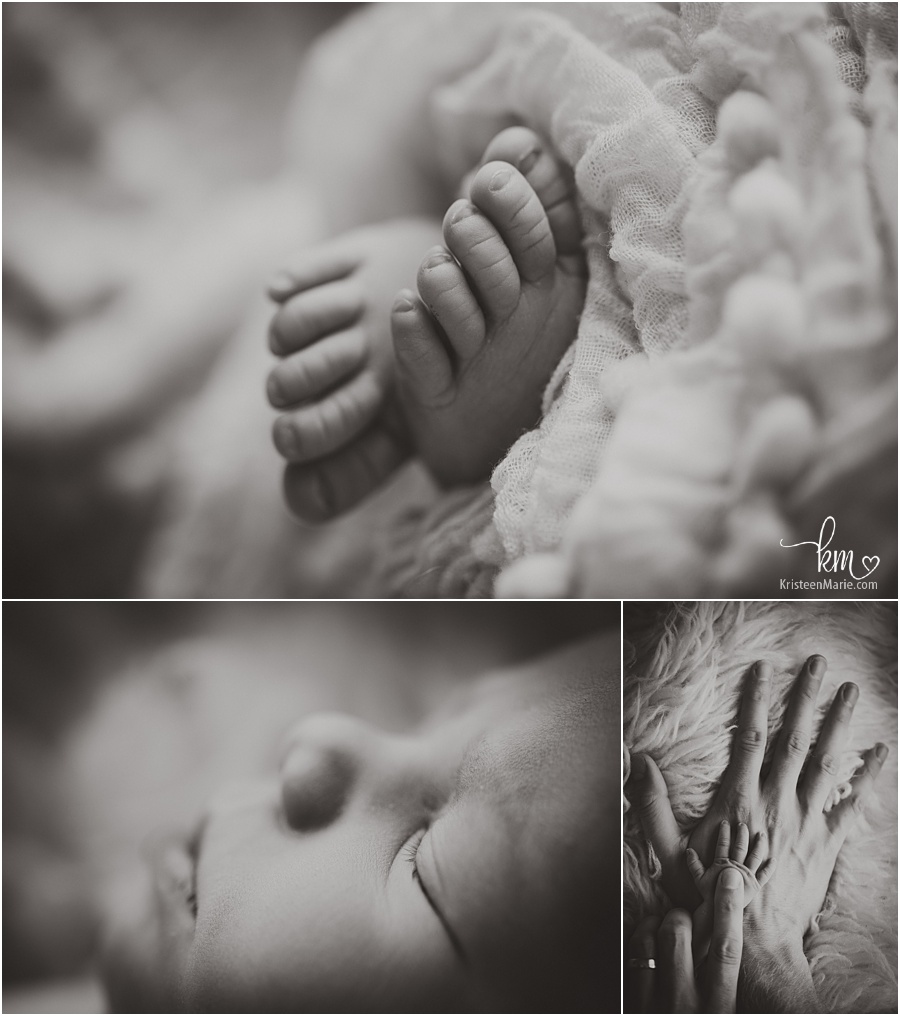 hands and feet of baby