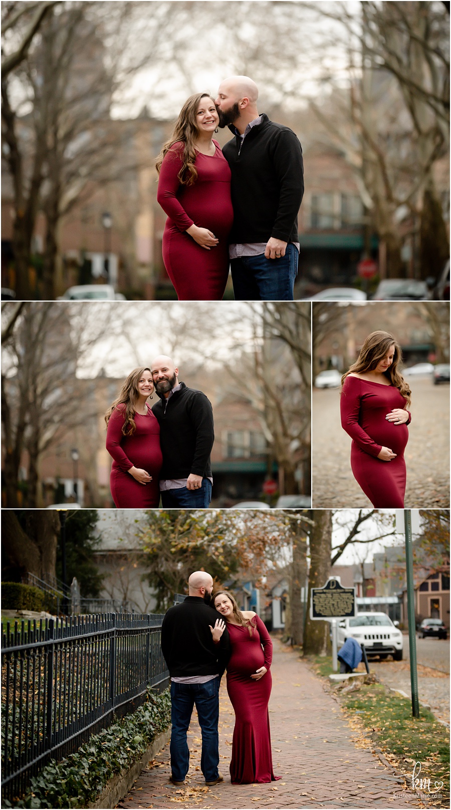 Lockerbie Square maternity photography
