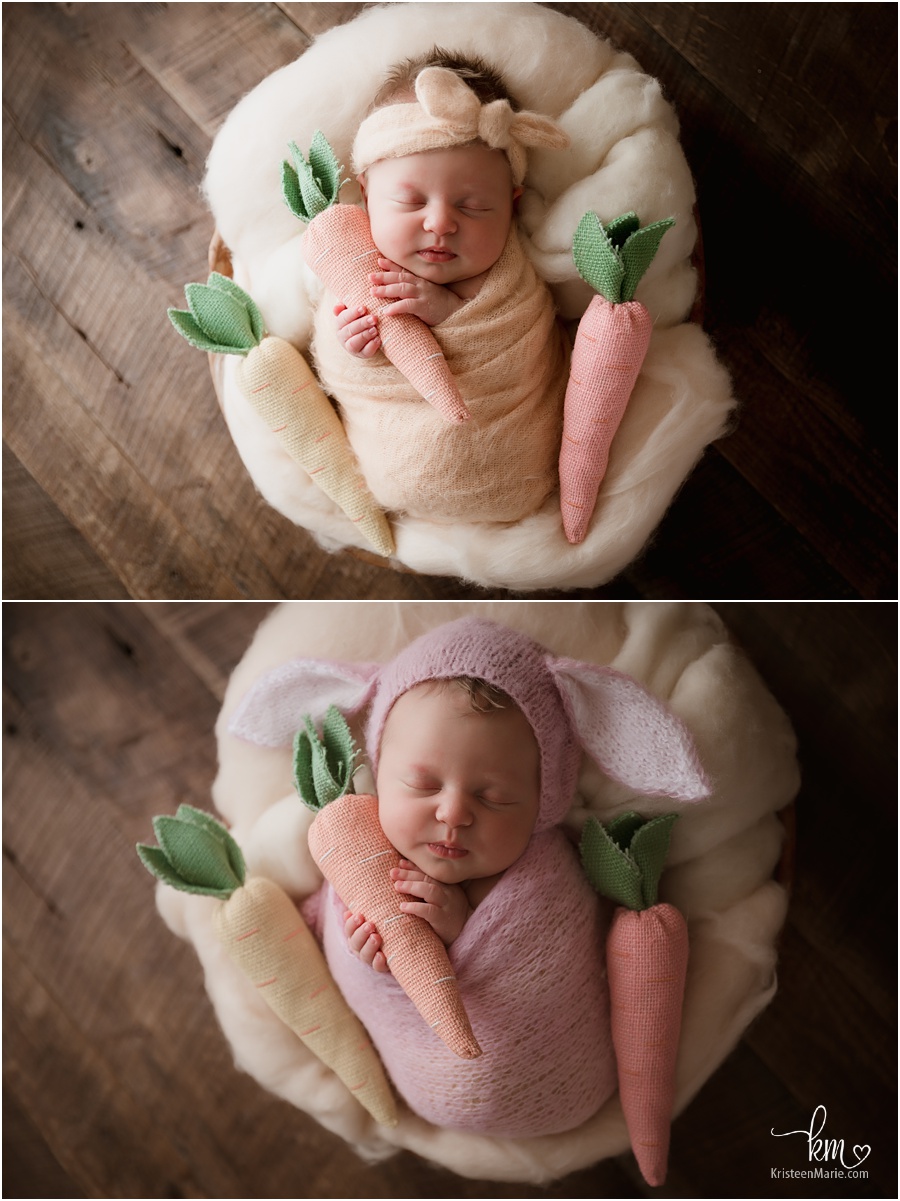 easter newborn pictures - newborn 