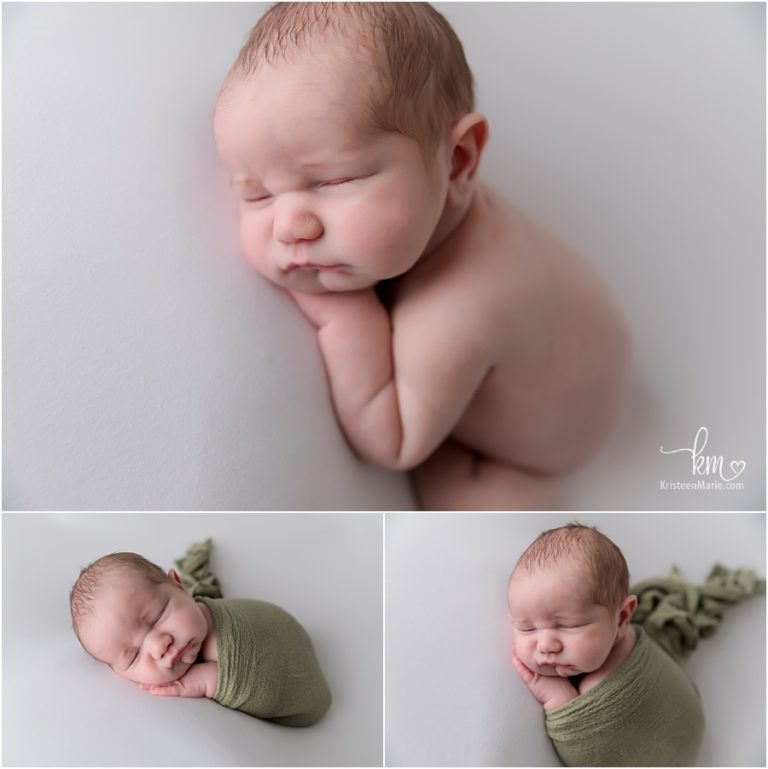 Baby Elliott - Carmel Newborn Photographer · KristeenMarie Photography