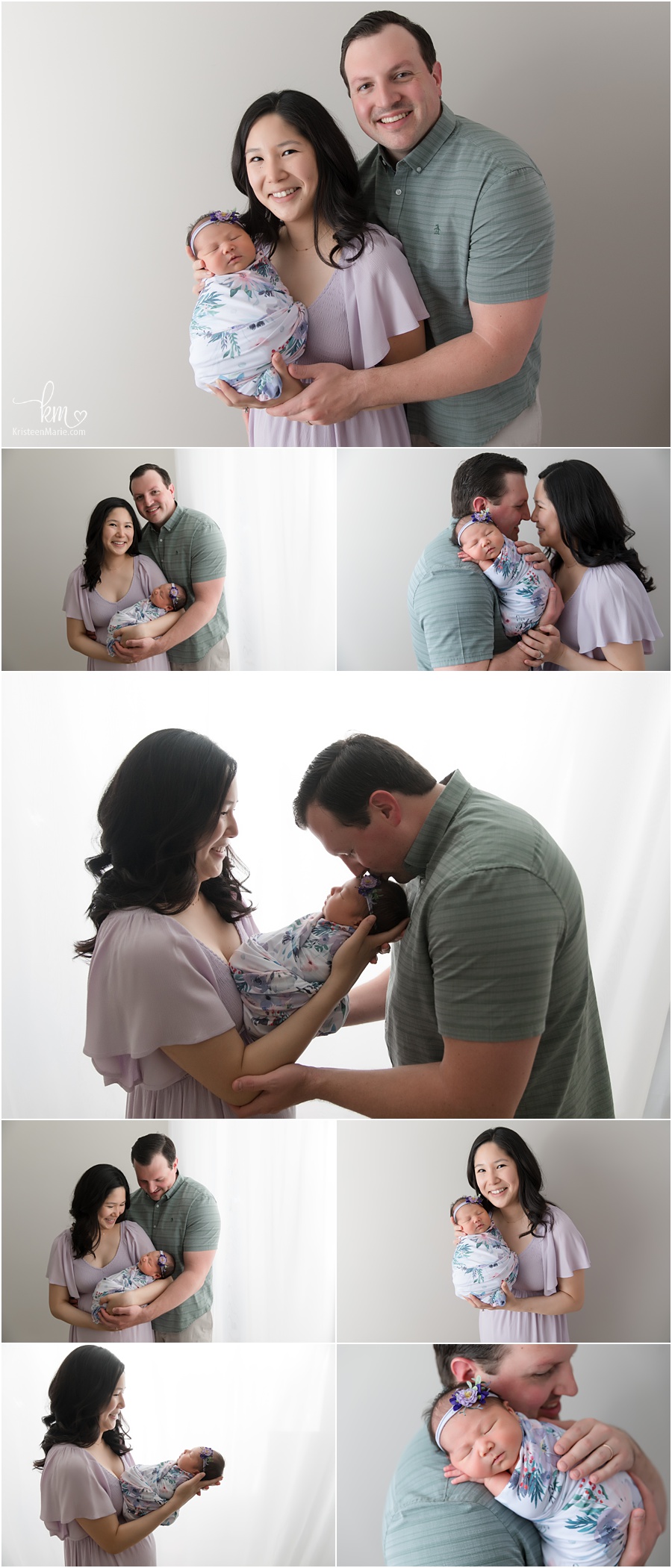 Indianapolis newborn photography with the whole family