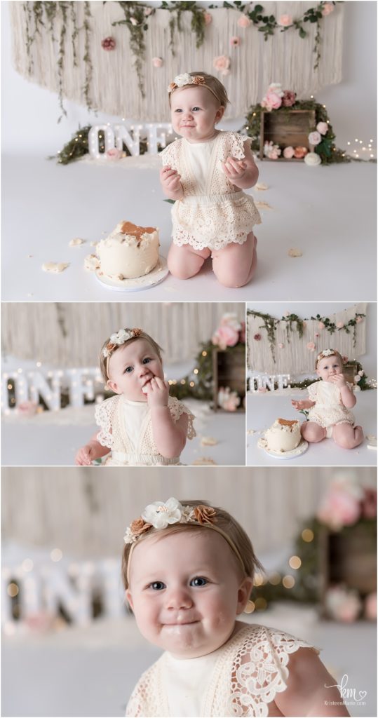 Baby Boho Cake Smash - Indianapolis Photographer · KristeenMarie ...