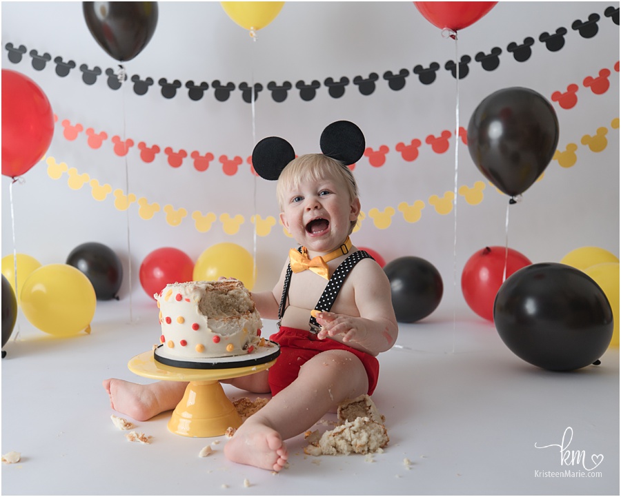 Happy birthday boy - Mickey Mouse Themed 1st Birthday