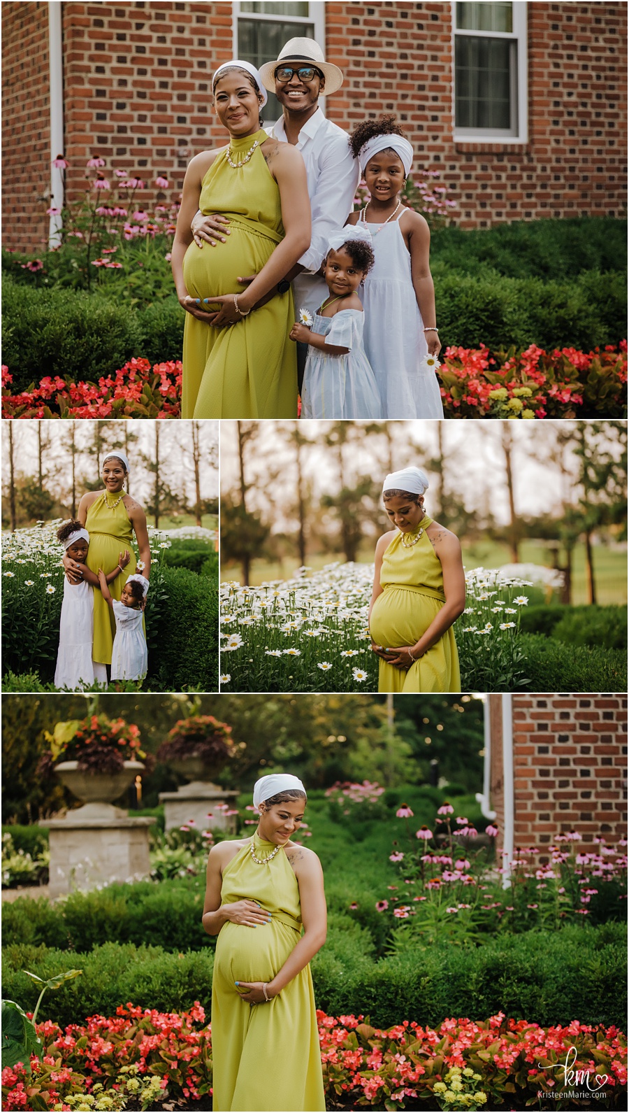 beautiful family for maternity photography session - Indianapolis, IN
