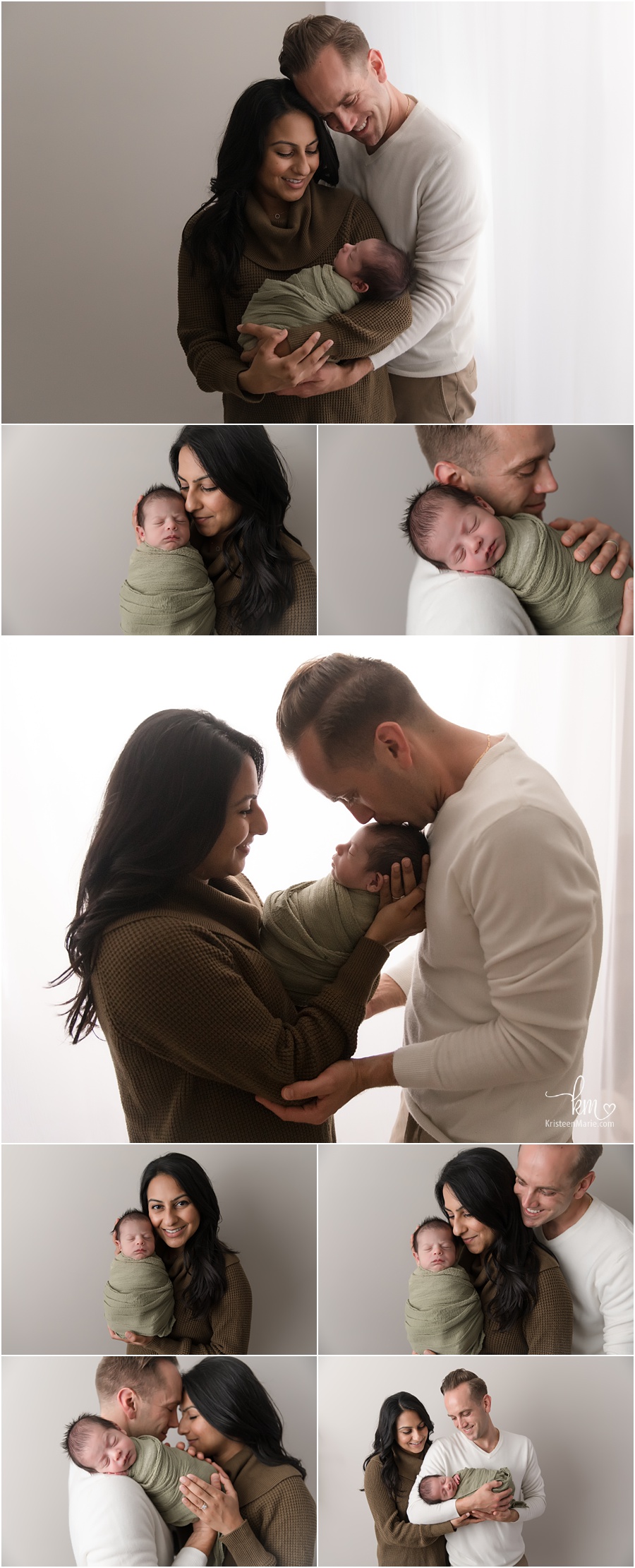 family pictures with newborn baby - Indianapolis photographer