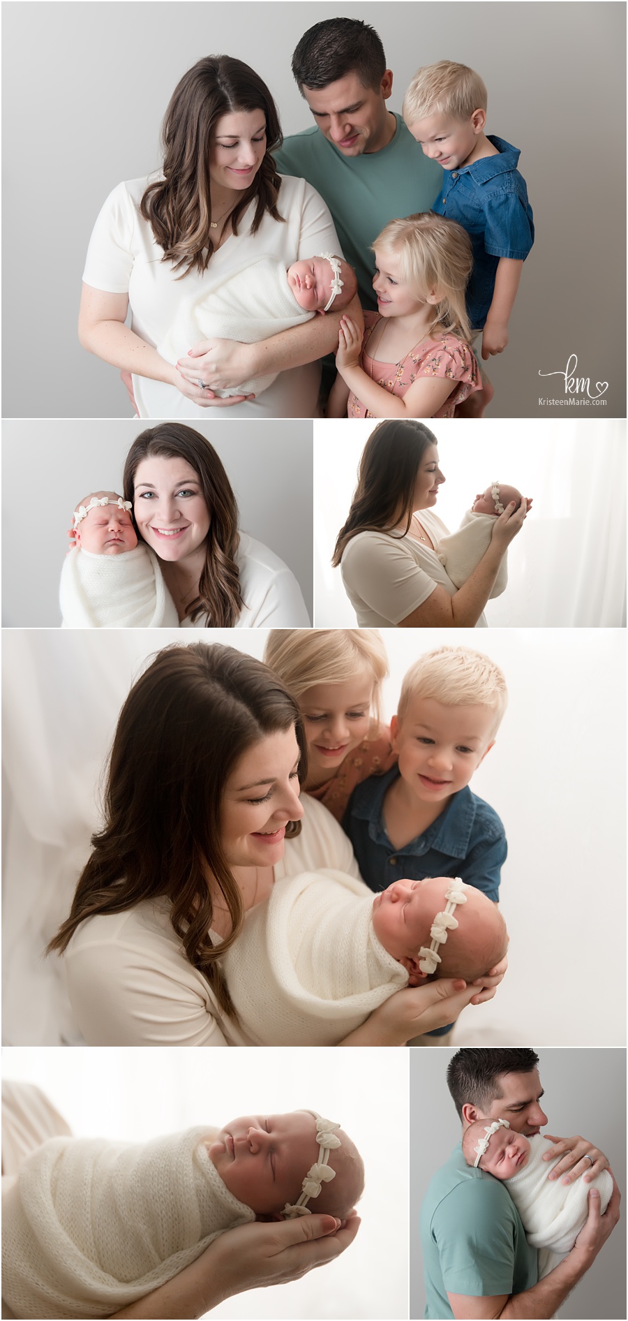 family pictures with newborn baby