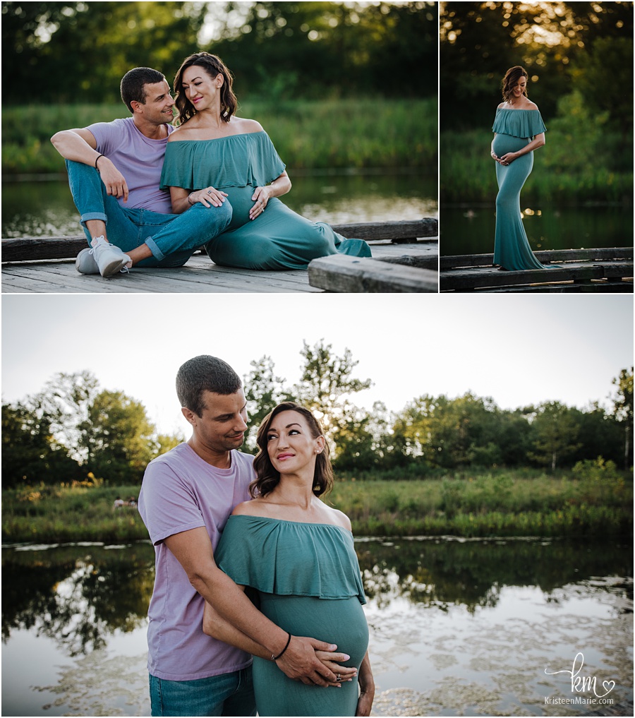 maternity pictures in Carmel, Indiana Central Park