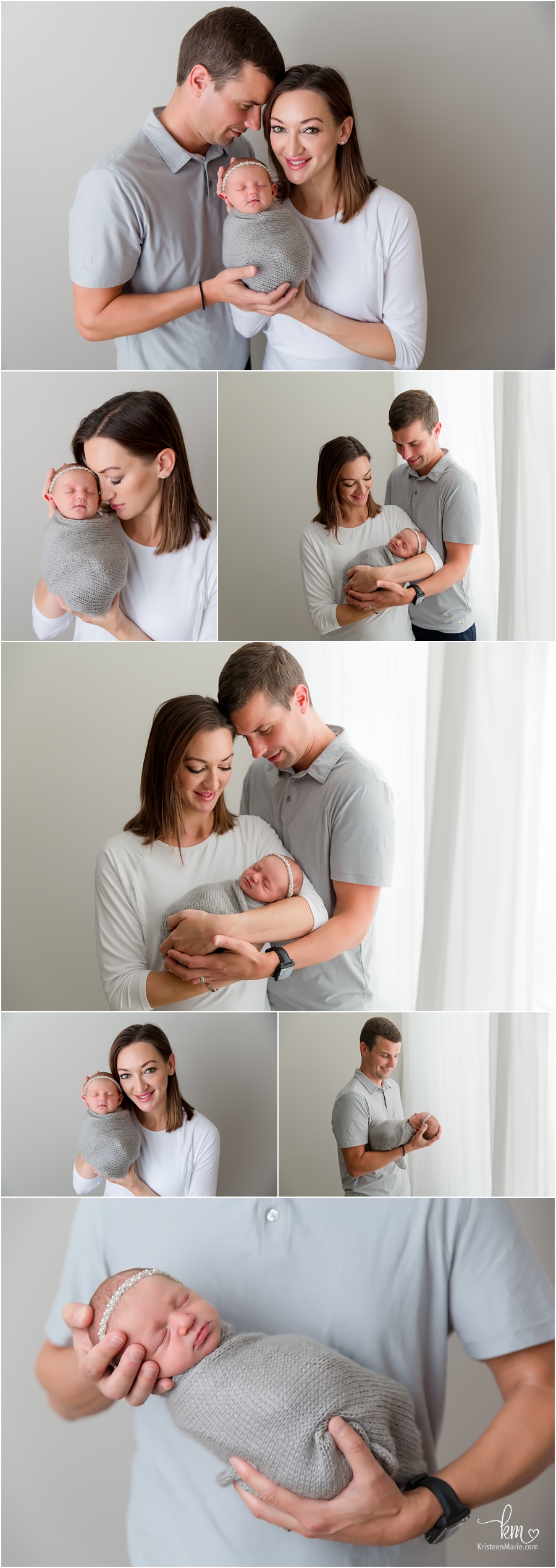 Indianapolis family newborn photography poses 